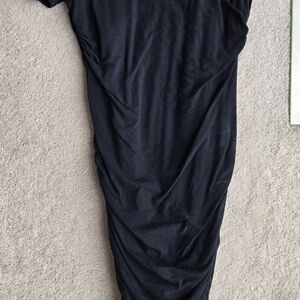 James Perse Standard Classic Black Mini Dress